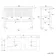 Maru Oak Wood Grain Vanity Unit & Matt White Double Stone Basin 1400mm
