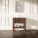 Maru Walnut Wood Grain Vanity Unit & Matt White Stone Basin 800mm