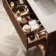 Maru Walnut Wood Grain Vanity Unit & Matt White Stone Basin 1000mm