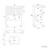 Maru Walnut Wood Grain Vanity Unit & Matt White Stone Basin 1000mm