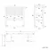 Maru Walnut Wood Grain Vanity Unit & Matt White Double Stone Basin 1200mm