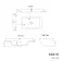 Maru Black Oak Wood Grain Vanity Unit & Matt White Stone Basin 800mm