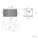 Positano Natural Oak Curved Wall Hung Basin Drawer Vanity 800mm