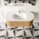 Positano Natural Oak Curved Vanity Unit & Matt White Stone Basin 1200mm