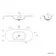 Positano Natural Oak Curved Vanity Unit & Matt White Stone Basin 1200mm