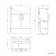 100% Waterproof - Harper Gloss White PVC Combination Vanity Basin and Boston Toilet 1200mm