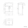 100% Waterproof - Harper Gloss White PVC Vanity with Semi Recessed Basin 600mm - Black Accents