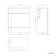 100% Waterproof - Harper Gloss White PVC Basin Vanity and Back To Wall Toilet Unit 1200mm (Excludes Toilet) - Brushed Brass Accents