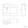 100% Waterproof - Harper Gloss White PVC Basin Vanity and Back To Wall Toilet Unit 1000mm (Excludes Toilet) - Black Accents