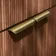 Havana Fluted Black Walnut Basin Vanity and Back To Wall Toilet Unit 1300mm (Excludes Toilet) - Brushed Brass Accents