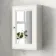 Cotton White Mirror Cabinet 700x500mm