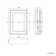 Cotton White Mirror Cabinet 700x500mm