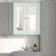 Cotton White Wall Hung Mirror Cabinet 700x600mm
