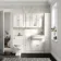 Cotton White Wall Hung Mirror Cabinet 700x600mm