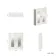 Cotton White Wall Hung Mirror Cabinet 700x600mm