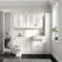 Monaco Cotton White Floor Standing Tall Cabinet Unit 300mm
