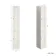 Monaco Cotton White Floor Standing Tall Cabinet Unit 300mm