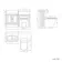 Monaco Cotton White Combination Vanity Basin and Kansas Toilet with Wooden Seat 1200mm - Brushed Brass Accents