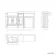 Monaco Cotton White Combination Vanity Basin 1500mm (Excludes Pan & Cistern) - Brushed Brass Accents
