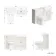 Monaco Cotton White Combination Vanity Basin with Marble Top & Miami Toilet 1200mm - Brushed Brass Accents