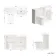 Monaco Cotton White Combination Vanity Basin with Marble Top & Tucson Toilet 1200mm - Brushed Brass Accents