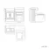 Monaco Cotton White Combination Vanity Basin with Marble Top & Kansas Toilet with Wooden Seat 1200mm - Brushed Brass Accents