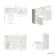 Monaco Cotton White Combination Vanity Traditional Basin and Aruba Toilet 1200mm - Brushed Brass Accents