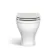 Monaco Cotton White Combination Vanity Traditional Basin with Marble Top & Kansas Toilet with Wooden Seat 1200mm - Brushed Brass Accents