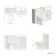 Monaco Cotton White Combination Vanity Basin and Miami Toilet 1200mm - Brass Knurled Handles