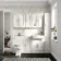 Monaco Cotton White Combination Vanity Basin 1500mm (Excludes Pan & Cistern) - Brass Knurled Handles