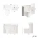 Monaco Cotton White Combination Vanity Basin with Marble Top & Tucson Toilet 1200mm - Brass Knurled Handles