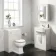 Cotton White Mirror Cabinet 700x500mm - Brass Knurled Handles