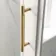 Cotton White Mirror Cabinet 700x500mm - Brass Knurled Handles