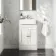 Monaco Cotton White Basin Vanity 500mm