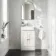 Monaco Cotton White Basin Vanity 500mm