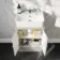 Monaco Linen White Basin Vanity 500mm