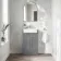Monaco Fog Grey Basin Vanity 500mm