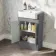 Monaco Fog Grey Basin Vanity 500mm