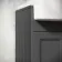 Monaco Slate Grey Basin Vanity 500mm - Brushed Brass Accents