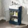 Monaco Navy Blue Basin Vanity 500mm