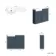 Monaco Navy Blue Combination Vanity Basin with Marble Top 1000mm (Excludes Pan & Cistern)