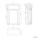 Monaco Navy Blue Basin Vanity and Back To Wall Toilet Unit 1000mm (Excludes Pan & Cistern) - Brushed Brass Accents