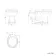 Monaco Navy Blue Combination Vanity Basin with Marble Top & Hudson Toilet with Wooden Seat 1000mm - Brass Knurled Handles
