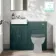 Monaco Mystic Green Combination Vanity Basin with Marble Top 1000mm (Excludes Pan & Cistern)