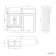 Monaco Mystic Green Combination Vanity Basin with Marble Top 1000mm (Excludes Pan & Cistern)