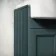 Monaco Mystic Green Basin Vanity and Back To Wall Toilet Unit 1000mm (Excludes Pan & Cistern) - Brass Knurled Handles