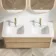 Jerez Country Oak Wall Hung Double Basin Drawer Vanity 1200mm