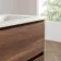 Jerez Black Walnut Wall Hung Double Basin Drawer Vanity 1200mm