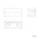 Jerez Black Walnut Double Wall Hung Drawer Vanity with Marble Top & Curved Basin 1200mm