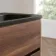 Jerez Black Walnut Wall Hung Drawer Vanity with Black Double Basin 1200mm